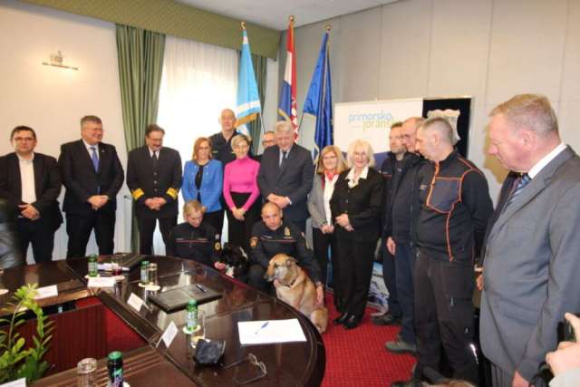 Župan Komadina primio pripadnike operativnih snaga Civilne zaštite
