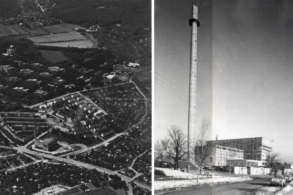 Izgled spalionice otpada Flötzersteig 1963. © Wien Energie