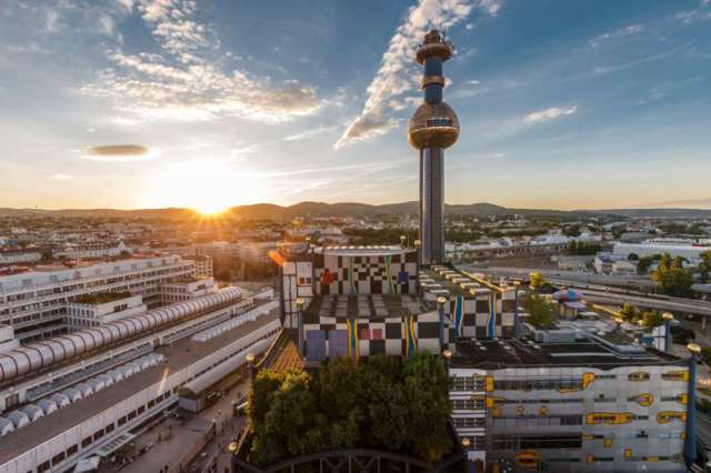 : Spalionica otpada Spittelau s prepoznatljivom fasadom © Wien Energie/Christian Hofer