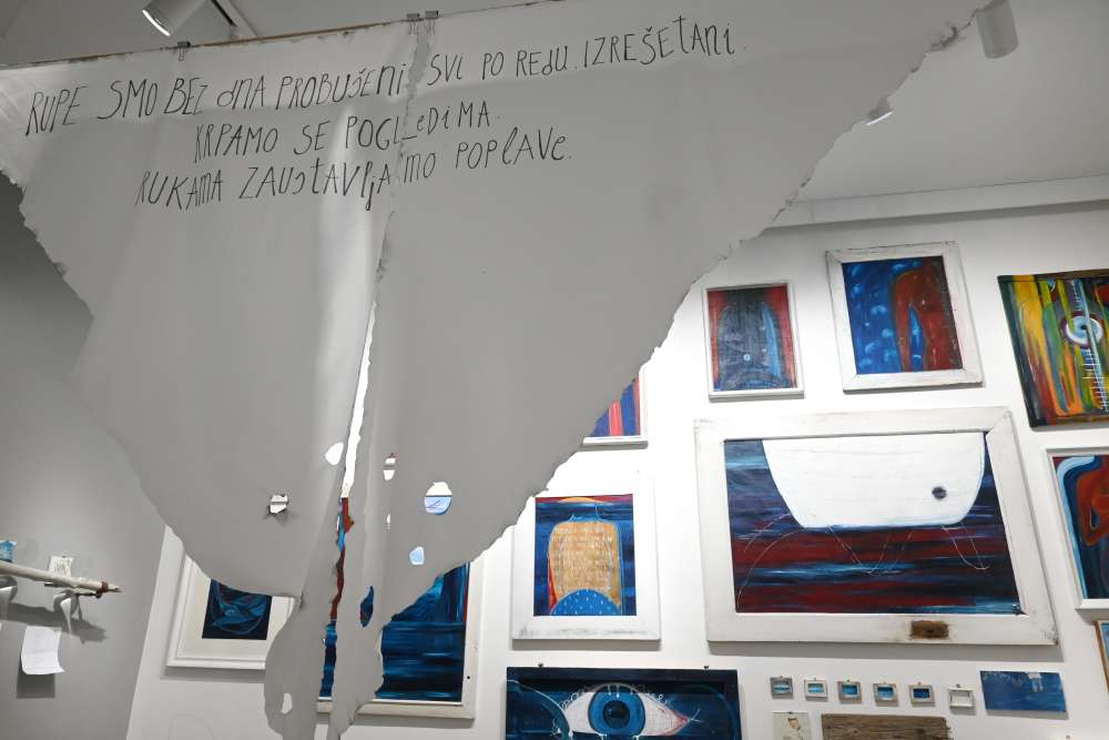 Brodarica uz promociju Zbirke slikopisa Margarete Peršić