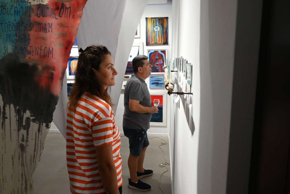 Brodarica uz promociju Zbirke slikopisa Margarete Peršić