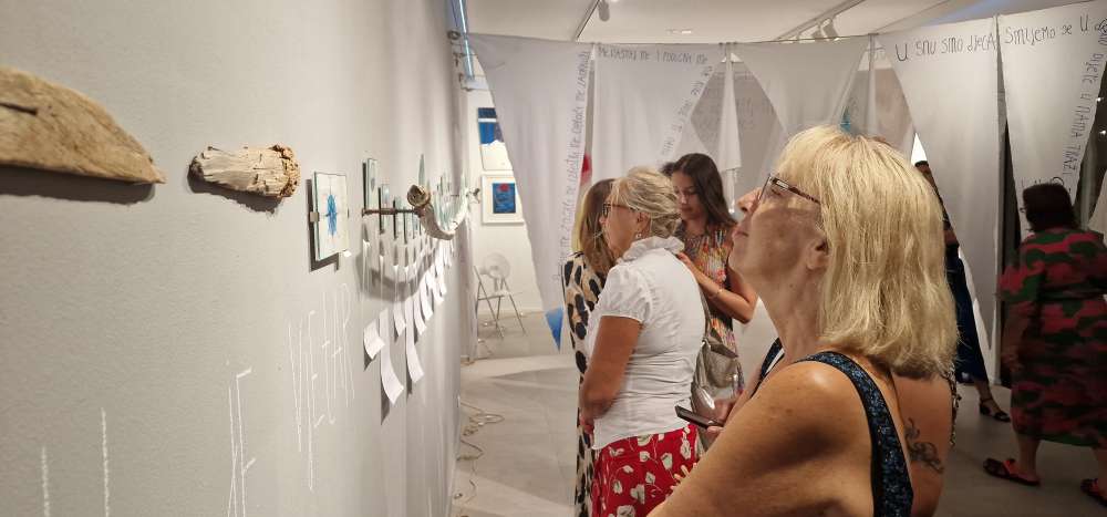 Brodarica uz promociju Zbirke slikopisa Margarete Peršić