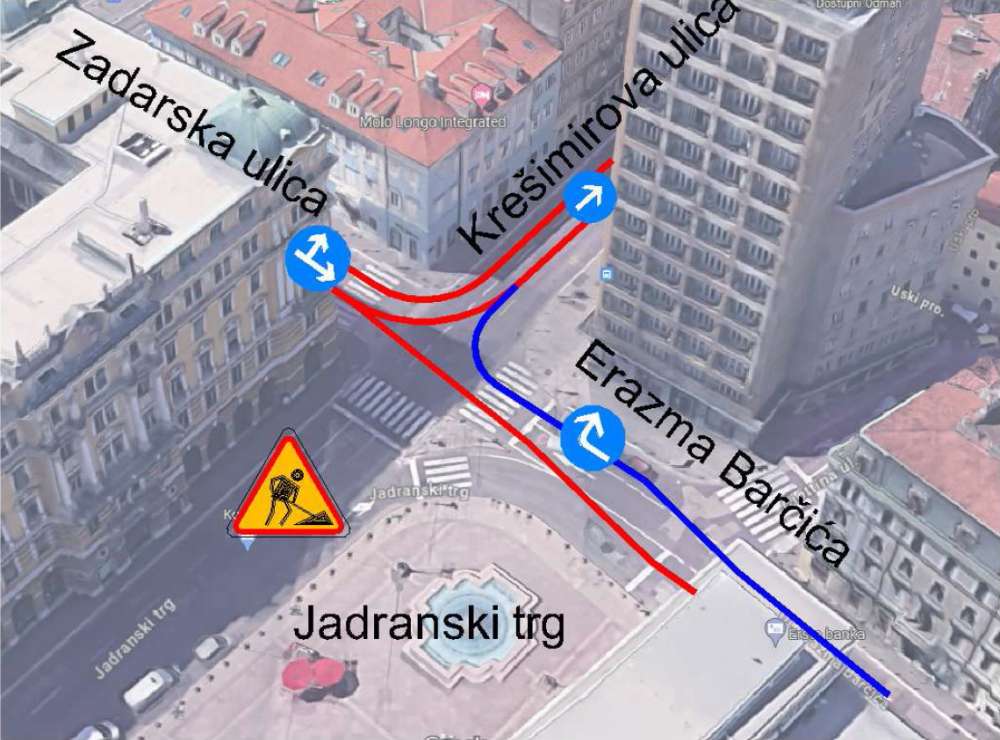 zatvaranje adamićeve ulice