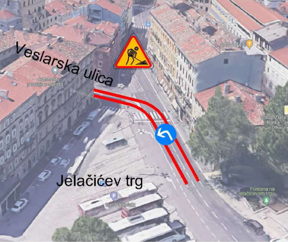 zatvaranje adamićeve ulice