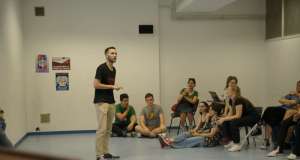 Enea Dessardo između diplomacije, kazališta i pedagoškog rada HKD radionica / lipanj 2023. / zajedno sa srednjoškolcima, polaznicima TRY theatrea