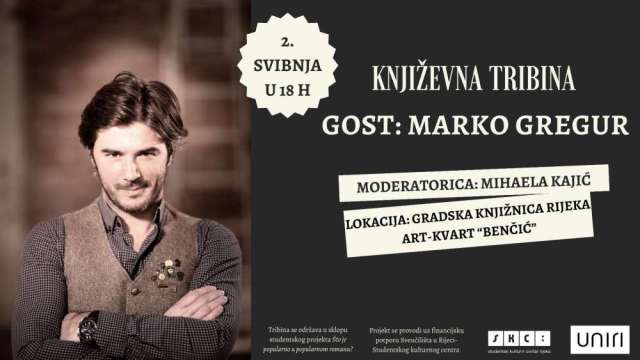 Književna večer s Markom Gregurom