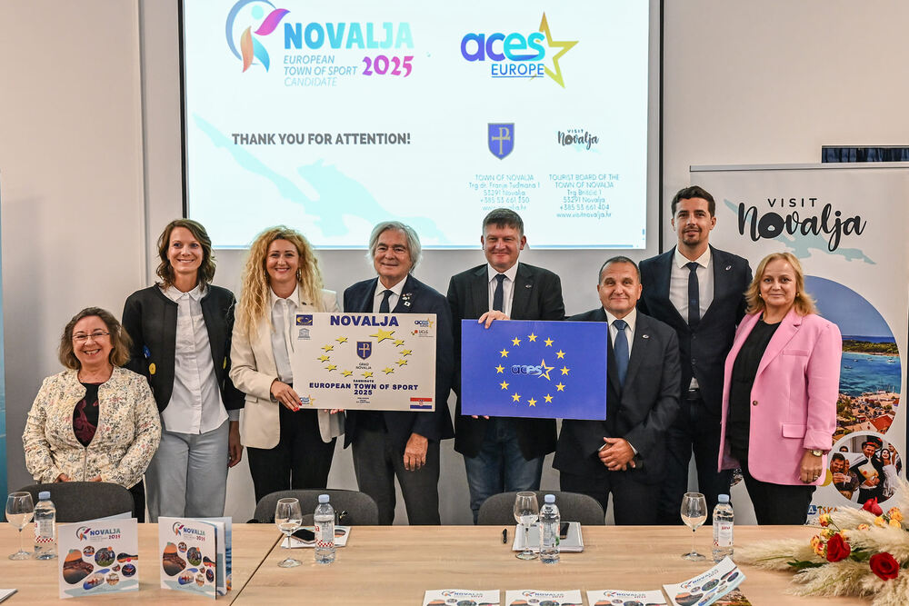 Prezentacija Novalja - Europski grad sporta 2025.