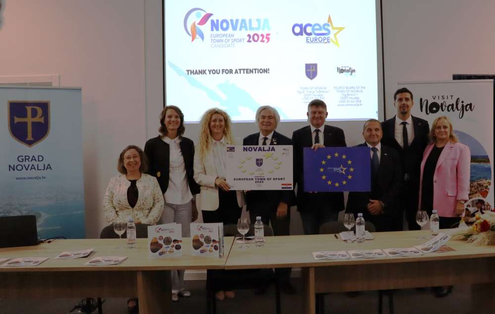 Prezentacija Novalje za kandidaturu za Europski grad sporta 2025.