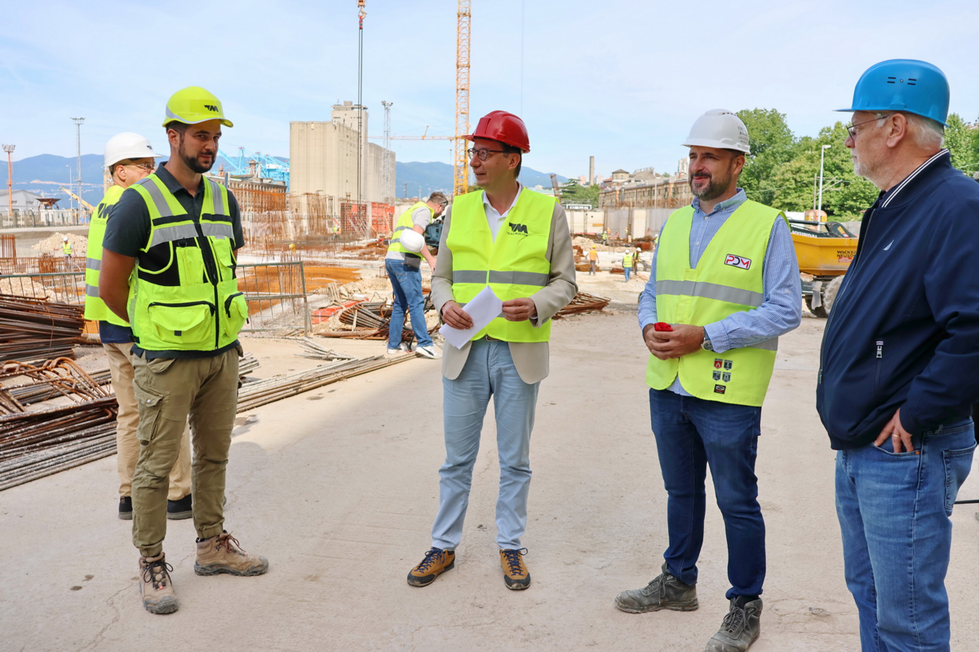 Obilazak gradilišta Kompleksa Zapadna Žabica