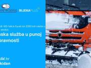 Zimska služba u punoj pripravnosti: 160 ljudi i 65 ralica čuvat će 2350 km cesta u Rijeci i okolici