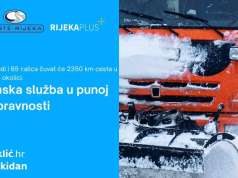 Zimska služba u punoj pripravnosti: 160 ljudi i 65 ralica čuvat će 2350 km cesta u Rijeci i okolici
