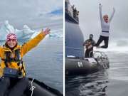 Hrabri skok bivše predsjednice: Kolinda Grabar-Kitarović izvela polarni zaron na Antarktici