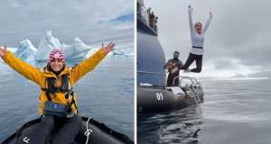 Hrabri skok bivše predsjednice: Kolinda Grabar-Kitarović izvela polarni zaron na Antarktici