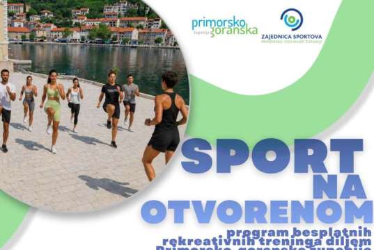 „Sport na otvorenom“ stiže u Bakar: Besplatni treninzi svake subote na Žalu ribara