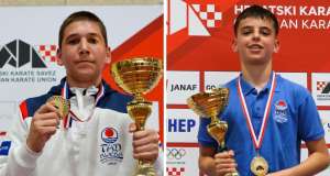 Riječki borci na tronu Hrvatske: Arian i Borna osvojili zlatne medalje u Zagrebu