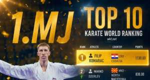 Filip Komarac iz Kastva postao je svjetski broj 1 na WKF rang ljestvici