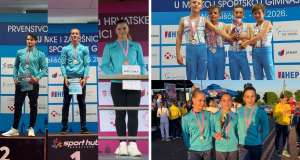 Gimnastički klub Rijeka osvojio 10 medalja na Prvenstvu i Kupu Hrvatske