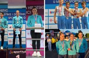 Gimnastički klub Rijeka osvojio 10 medalja na Prvenstvu i Kupu Hrvatske