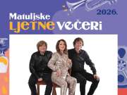 Matuljske ljetne večeri nastavljaju se uz ples: Trio Rio rasplesat će publiku u amfiteatru